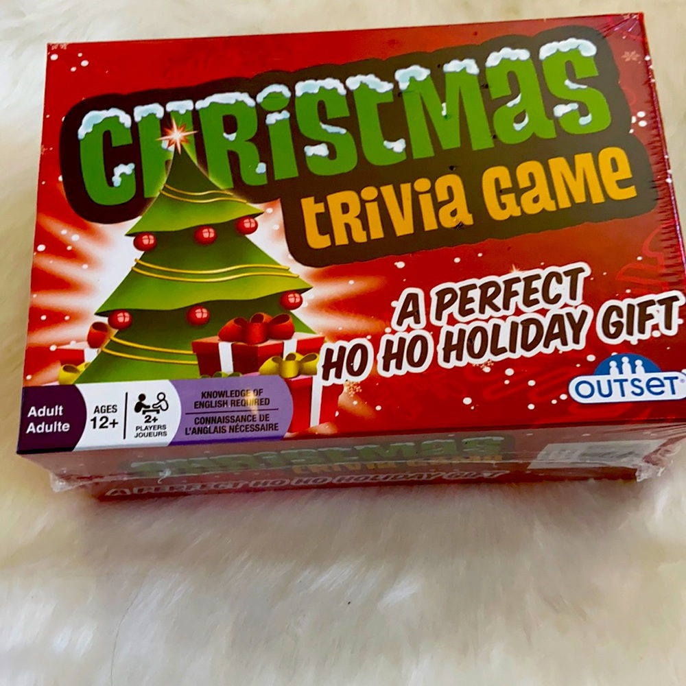 Christmas trivia boxed game